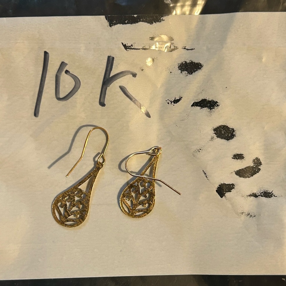 Gold earrings - Picture 4 of 11
